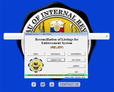 bir relief data entry.